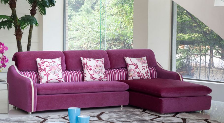 contemporary form cabriole sofa