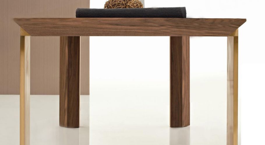 classic wooden dining table